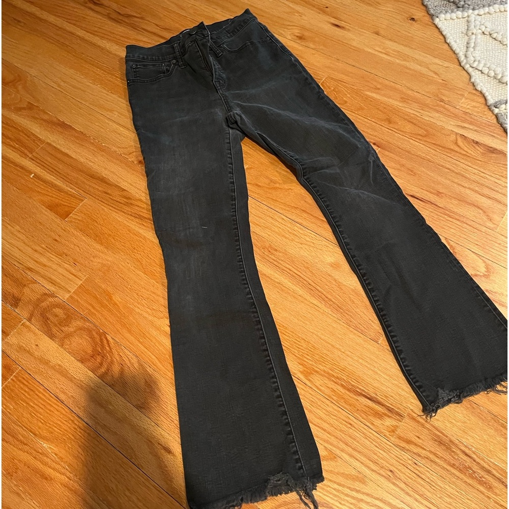 madewell faded black jeans